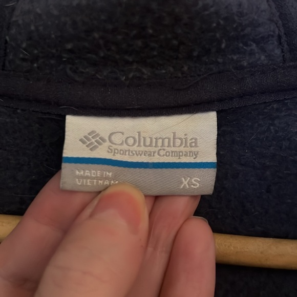 Columbia Women’s Fleece Jacket Sweater Coat Blue Sz US XS - Picture 4 of 4